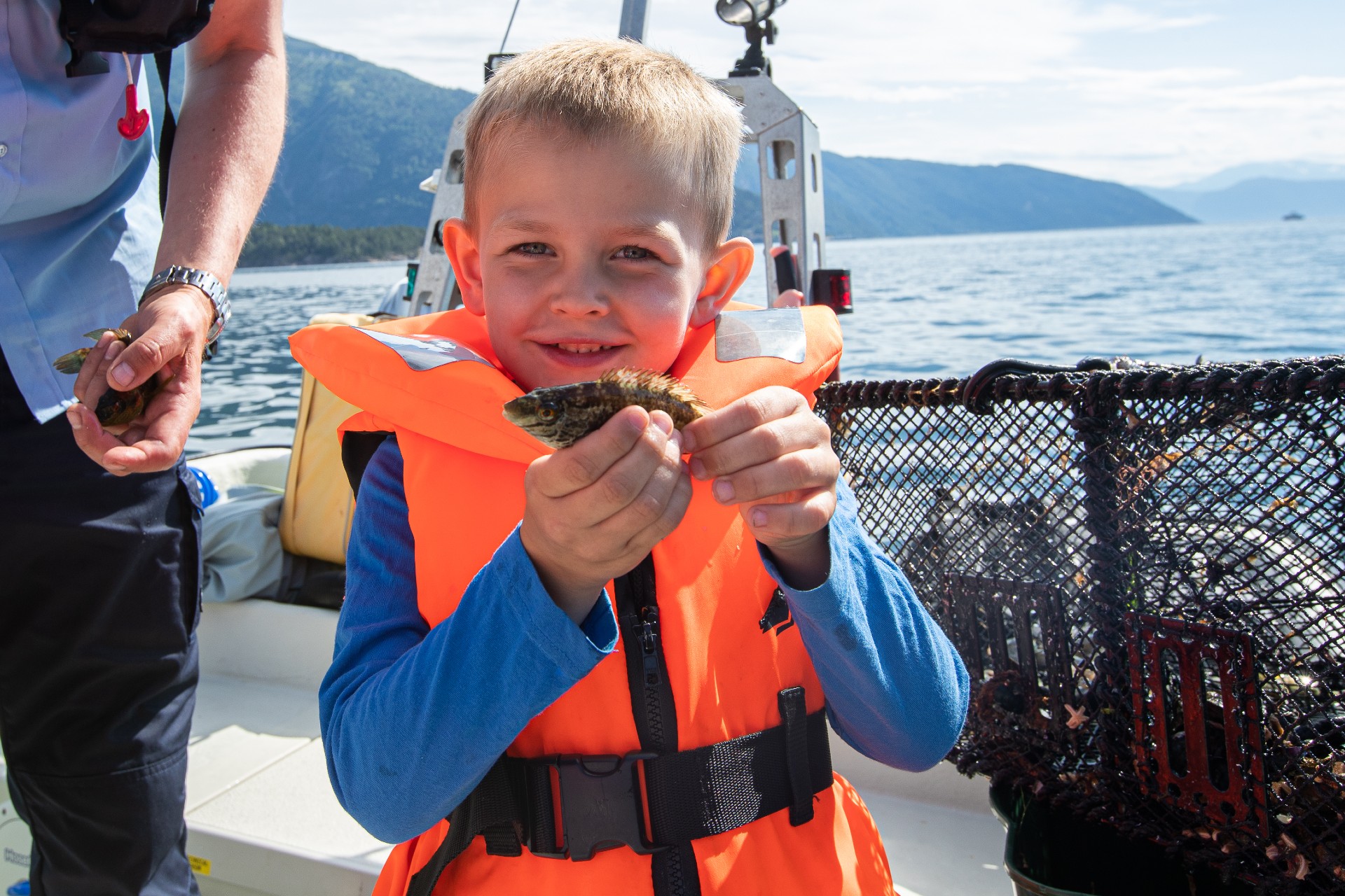 Jesper på fisketur med Balestrand Fjord Angling Foto Håvard Nesbø